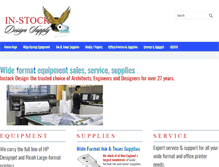 Tablet Screenshot of instockdesign.com